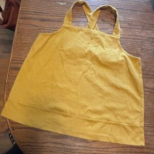 Madewell Apron Cross Back Tank Top